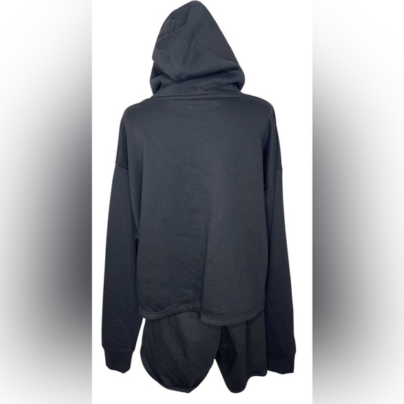 NWT 2 Piece Black Puma Hoodie XLG Shorts Pockets LG Gift Ready Active Wear - Picture 3 of 14